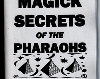 BLACK MAGICK Secrets of the pharaohs book