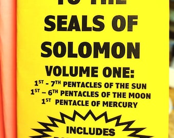 Prayers to the Seals of Solomon, volume one: 80 page staple bound book