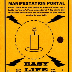 Alleged Law of attraction &quot;EASY LIFE&quot; manifestation portal spell