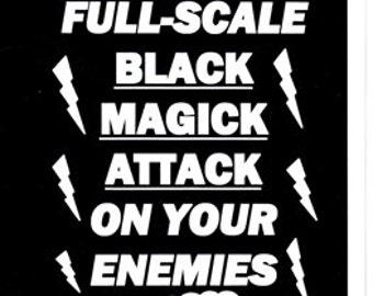 How to Launch a FULL SCALE Black Magick Attack Against Your Enemies Book