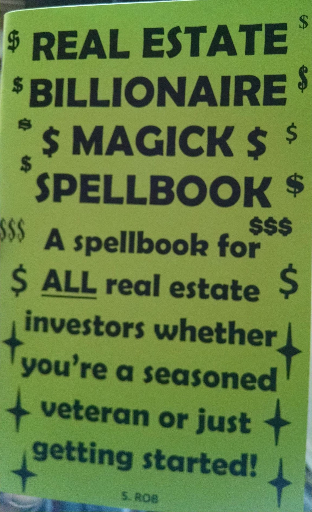 Billionaire Real Estate Magick Spellbook 80 Page Staple Bound Book Etsy