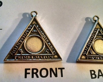 ANAPHAXETON TETRAGRAMMATON triangle pendant + free 30 inch neck cord stunning