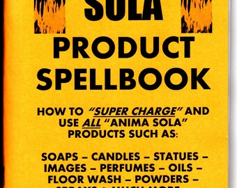 Le livre de sorts de produit de produit d'Anima Sola