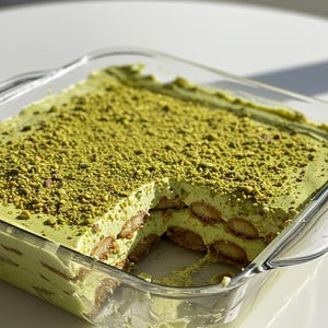 Pistachio Tiramisu Recipe | No-Bake Dessert Guide | Easy Step-by-Step Instructions | Instant Digital Download | Italian-Inspired Treat