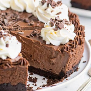Easy Delicious Chocolate Cheesecake Recipe | Detailed Guide with Pro Tips - Decoration Ideas | Digital Download