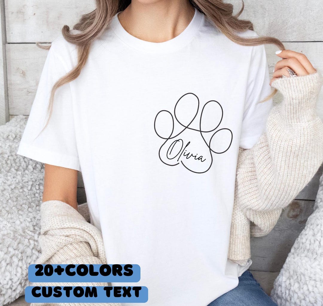 Dog Paw Print Women's Golf Shirts