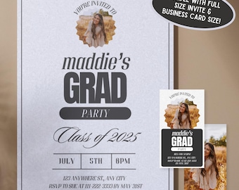 Offre groupée d'invitations à la remise des diplômes de la promotion 2025 (téléchargement numérique)