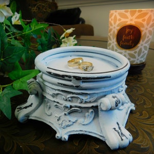 Ring Holder Dish Engagement Ring Dish for Bride To Be Gift for Women Ring Box Wedding Ring Holder Dish | PICK YOUR COLOR | FleurDeLisJunkie