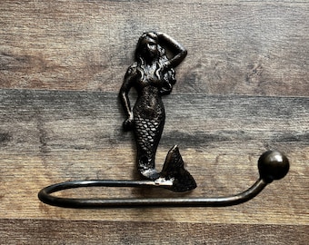 Mermaid towel holder hotsell
