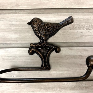 Porta carta igienica per uccelli, Porta carta igienica, Porta carta igienica, Natura, Gancio a muro, Porta carta velina, Hardware per il bagno, Apparecchio per il bagno / Fleur