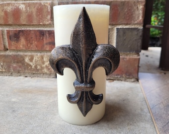 Fleur de Lis Candle Pin | Candle Tack | PICK YOUR COLOR | Candle Pin | Fleur | French Country | Medieval | New Orleans | FleurDeLisJunkie
