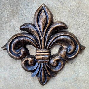 Fleur de Lis Wandtafel WÄHLEN SIE IHRE FARBE Alte Welt, Toskanischer, Französischer Land, mittelalterliches Wohndekor. Königliche Königin FleurDeLisJunkie Bild 8