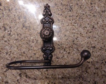 Toilet Paper Holder | Bathroom Hardware | Tissue Holder | TP Hanger | FleurDeLisJunkie | Wall Mounted TP Holder | Vintage Look Victorian