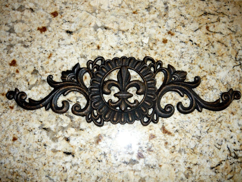 Hardware Metal Fleur De Lis Topper Etsy