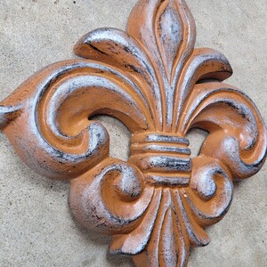 Fleur de Lis Wall plaque PICK YOUR COLOR Old World, Tuscan, French Country, Medieval Home Decor. Royal Queen King FleurDeLisJunkie image 5