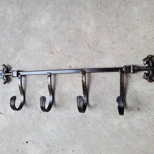 Fleur de Lis Wall Hook Metal Coat Rack | PICK YOUR COLOR | Iron Hat Rack Wall Organizer | Mud Room Hook Farmhouse Wall Hook FleurDeLisJunkie