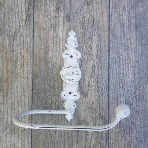 Toilet Paper Holder | Shabby chic toilet paper holder | Tissue Holder | TP Hanger | Cottage Bathroom |FleurDeLisJunkie | Toilet Paper Hanger