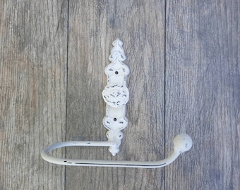 Toilet Paper Holder | Shabby chic toilet paper holder | Tissue Holder | TP Hanger | Cottage Bathroom |FleurDeLisJunkie | Toilet Paper Hanger