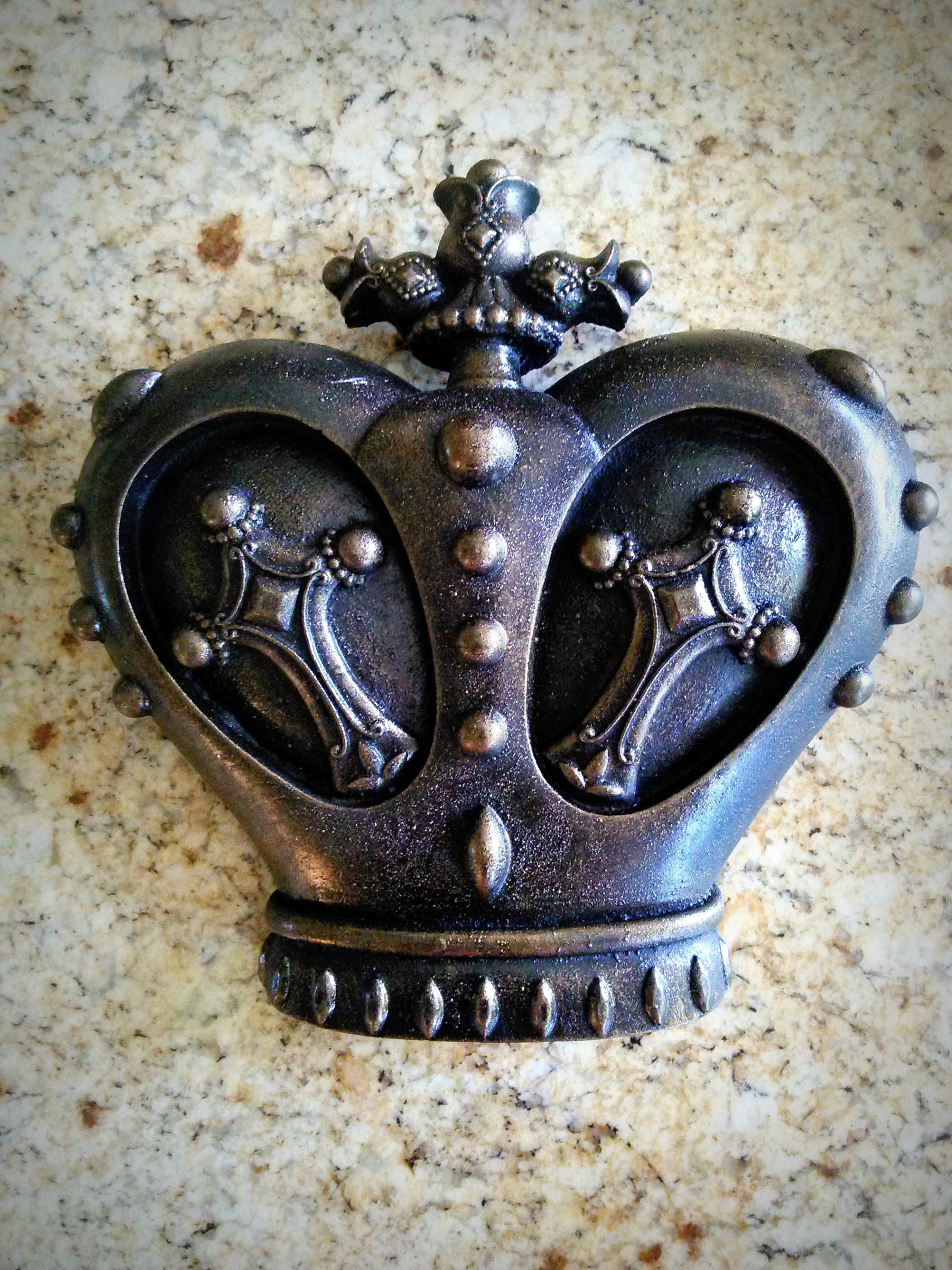 Crown Wall Plaque Crown Wall Decor Kingdom Medieval Etsy