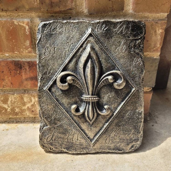 Fleur de Lis Wandtafel – WÄHLEN SIE IHRE FARBE – Toskana, Alte Welt, Mittelalter, New Orleans, Heilige, französisches Land | FleurDeLisJunkie |