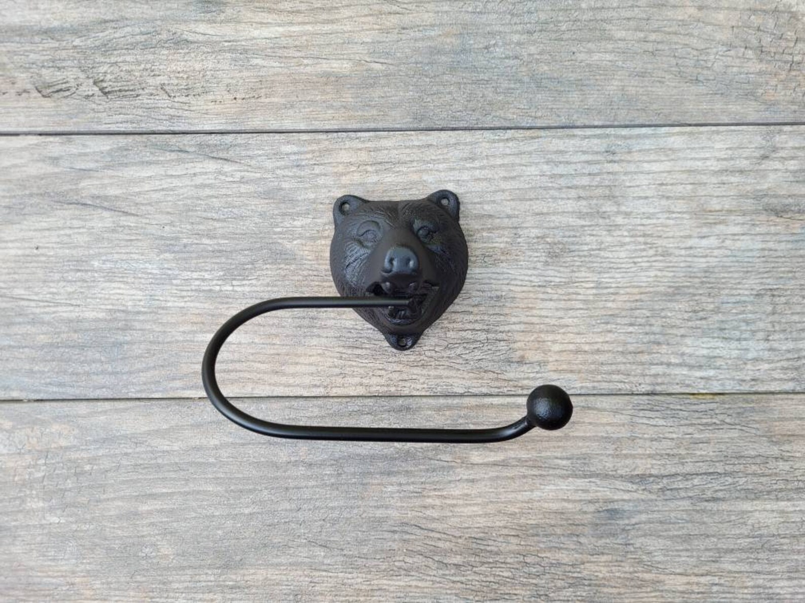 Black Bear Bathroom Toilet Paper Holder Pick Your Color TP Etsy