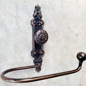 Toilet Paper Holder | Bathroom Hardware | Tissue Holder | TP Hanger | FleurDeLisJunkie | Wall mounted Door Knob design TP Holder | NEW
