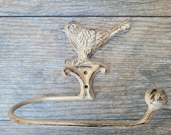 Bird Toilet Paper Holder, TP Holder, Toilet Tissue Holder, Nature, Wall Hook, Bathroom decor. Bath fixture, hardware.