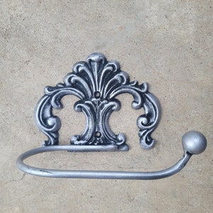 Toilet Paper Holder Tissue Holder Bathroom Hardware Tuscan Bathroom Decor TP Holder TP Hanger Wrought Iron Decor Euro Style Bath Fixture