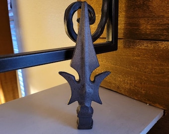 Spear Finial Fence Decor | PICK YOUR COLOR | French Country Home Decor Hardware Garden Backyard Decor Fencing Supplies Finials Top Rail Top