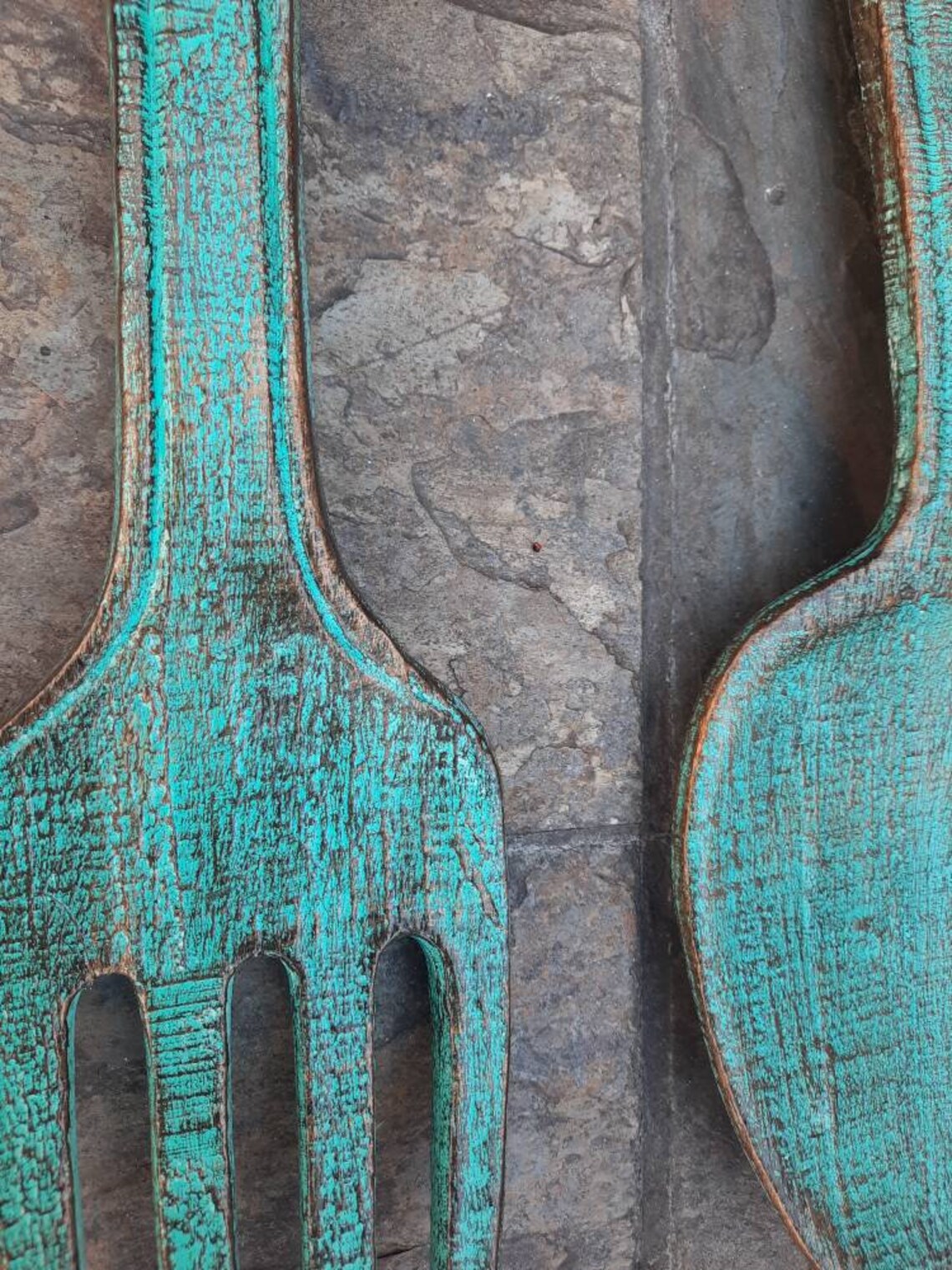 Rustic Fork and Spoon Wall Decor for the Kitchen PICK YOUR Etsy