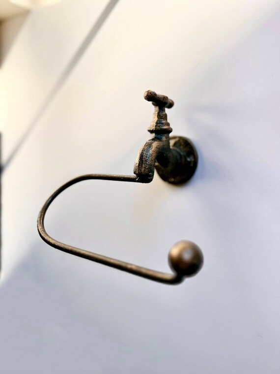 Water Faucet Toilet Paper Holder PICK Your COLOR TP Holder Toilet Tissue Holder Towel Wall Hook Hanger Modern Euro Style Etsy UK