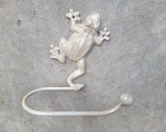 Frog Toilet Paper Holder for Bathroom Storage, TP Holder, Choose your Color, Frog decor, Nature Beach Sea Jungle  Rainforest Toad, kids bath