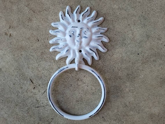 Sun Towel Ring Hand Towel Ring Cast Iron Towel Ring Celestial