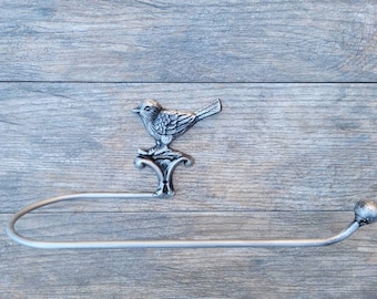 Bird Paper Towel Holder | PICK YOUR COLOR | Nature decor | Wall Mount Paper Towel Holder | Wall Rack | Bath | Kitchen Fixture | Hardware |