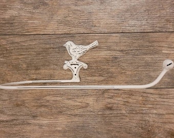 Bird Paper Towel Holder | PICK YOUR COLOR | Nature decor | Wall Paper Towel Holder | Wall Rack | Bath Kitchen Fixture Hardware | Shabby Chic