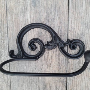 Toilet Paper Holder | Tissue Holder | TP Hanger | Tuscan Bathroom | FleurDeLisJunkie | TP Holder, Medieval Old World French Scroll Royal new