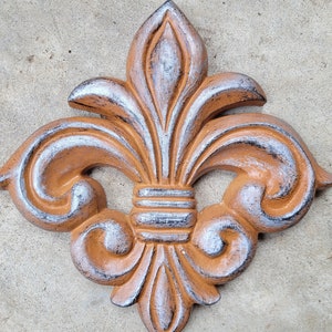 Fleur de Lis Wall plaque PICK YOUR COLOR Old World, Tuscan, French Country, Medieval Home Decor. Royal Queen King FleurDeLisJunkie image 4