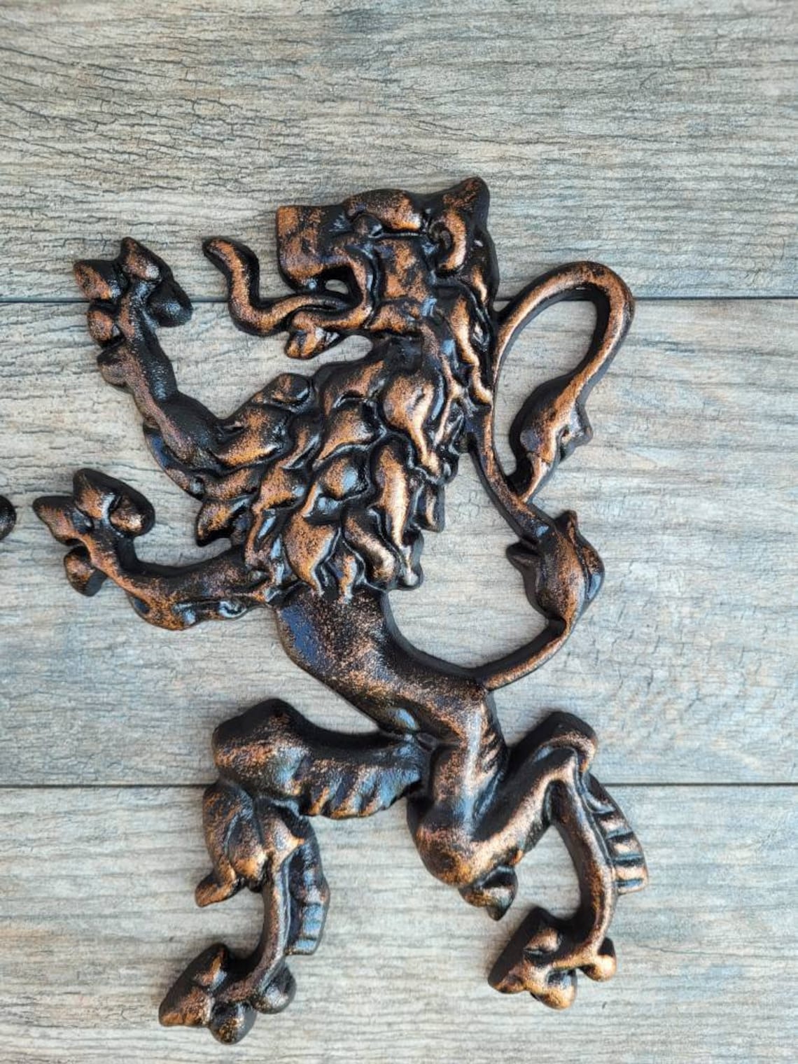 Lion Wall Plaques Metal Set of 2 PICK YOUR COLOR Lions Etsy UK