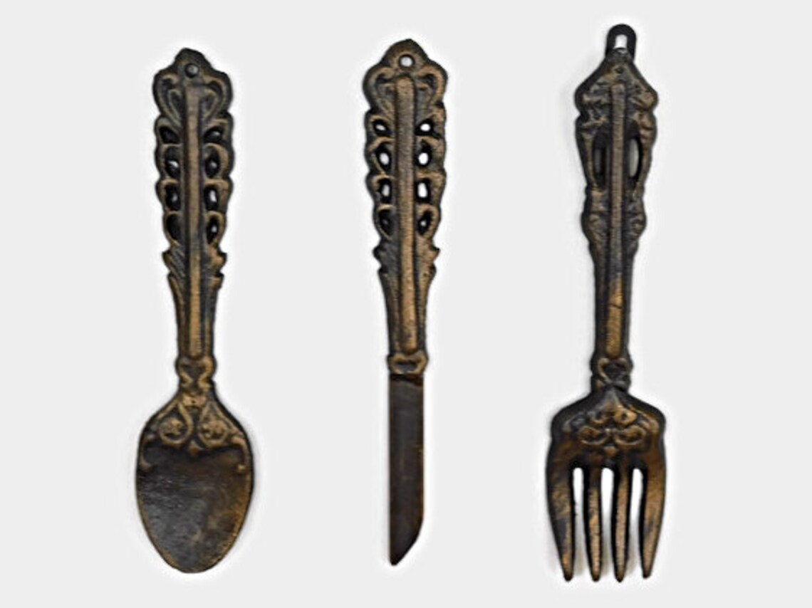 Kitchen Wall Decor Fork Spoon Knife for Wall PICK YOUR Etsy
