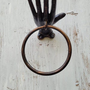 cast iron towel ring
