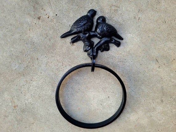 Bird towel ring online