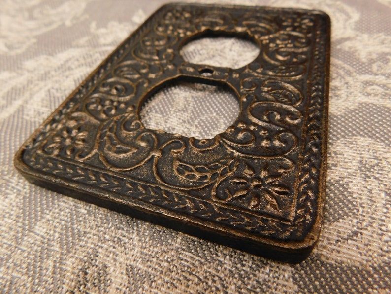 Ornate Outlet Switch Cover PICK YOUR COLOR Plug Cover for Etsy