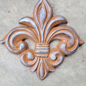 Fleur de Lis Wall plaque PICK YOUR COLOR Old World, Tuscan, French Country, Medieval Home Decor. Royal Queen King FleurDeLisJunkie image 9