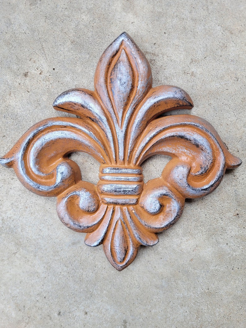 Fleur de Lis Wall plaque PICK YOUR COLOR Old World, Tuscan, French Country, Medieval Home Decor. Royal Queen King FleurDeLisJunkie image 9