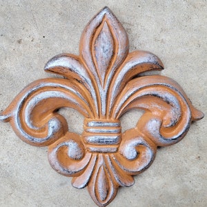 Fleur de Lis Wall plaque PICK YOUR COLOR Old World, Tuscan, French Country, Medieval Home Decor. Royal Queen King FleurDeLisJunkie image 1