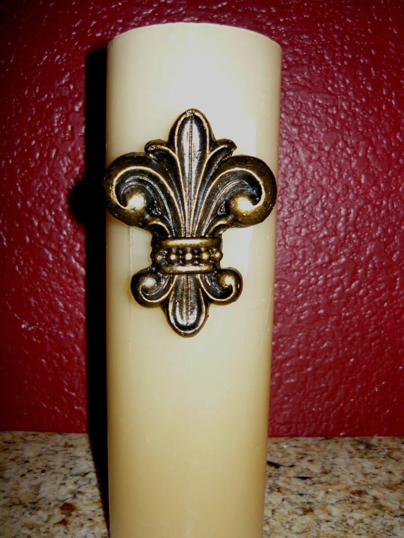 Set of 6 Fleur de Lis Candle Pins FREE USA SHIPPING Candle Etsy