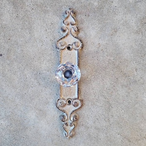 Doorknob Wall Hook | PICK YOUR COLOR | Cast Iron | Wall Rack | Coat Rack | Wall Hanger | FleurDeLisJunkie | Farmhouse Crystal | fleur