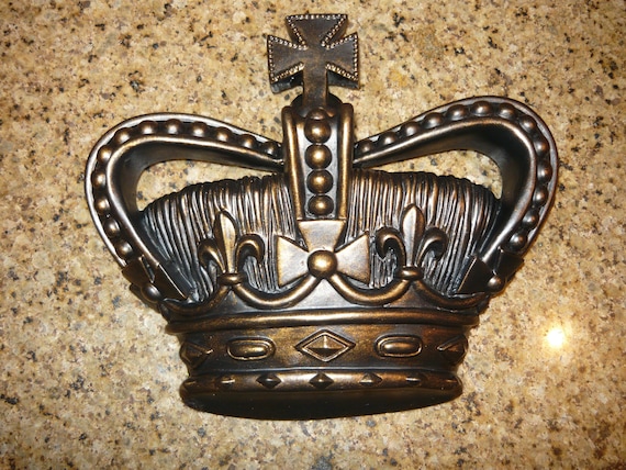 Crown Wall Plaque Crown Wall Decor Kingdom Medieval Etsy