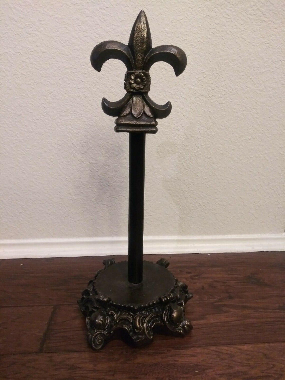 Paper Towel Holder With Fleur De Lis Top PICK YOUR COLOR Old Etsy