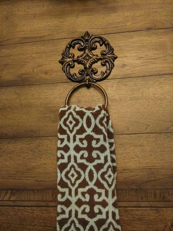 Ornate towel ring clearance
